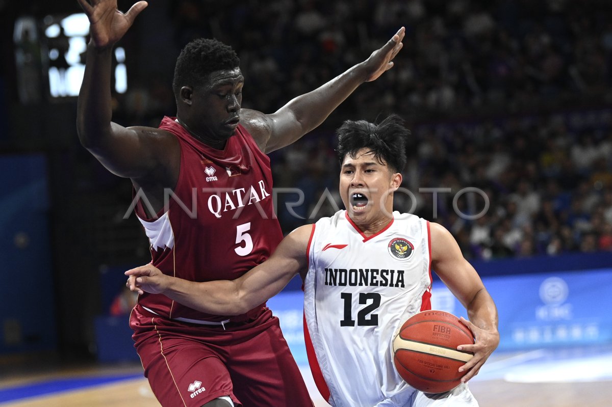 Timnas Basket Indonesia Kalah Dari Qatar | ANTARA Foto