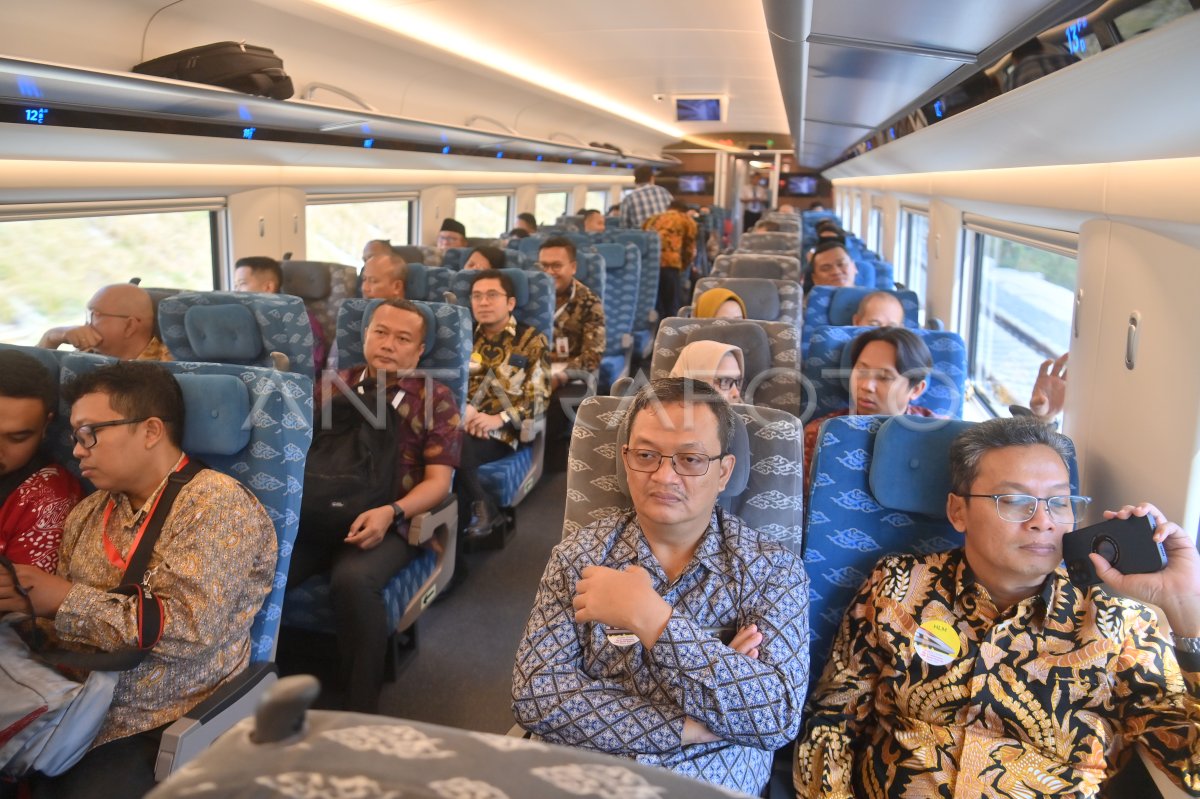 Peresmian Kereta Cepat Jakarta Bandung Antara Foto