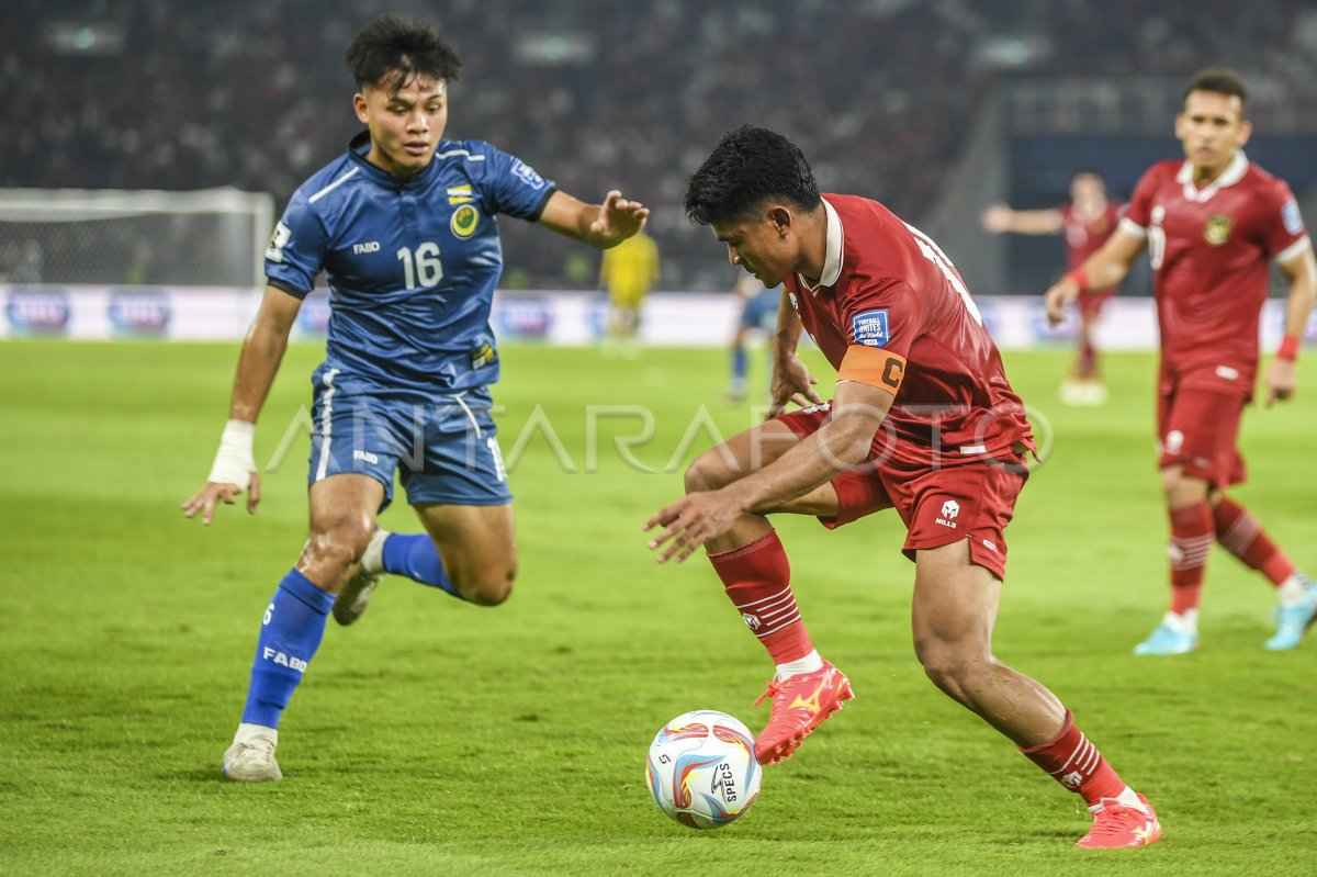 Kualifikasi Piala Dunia 2026: Indonesia Menang Atas Brunei | ANTARA Foto