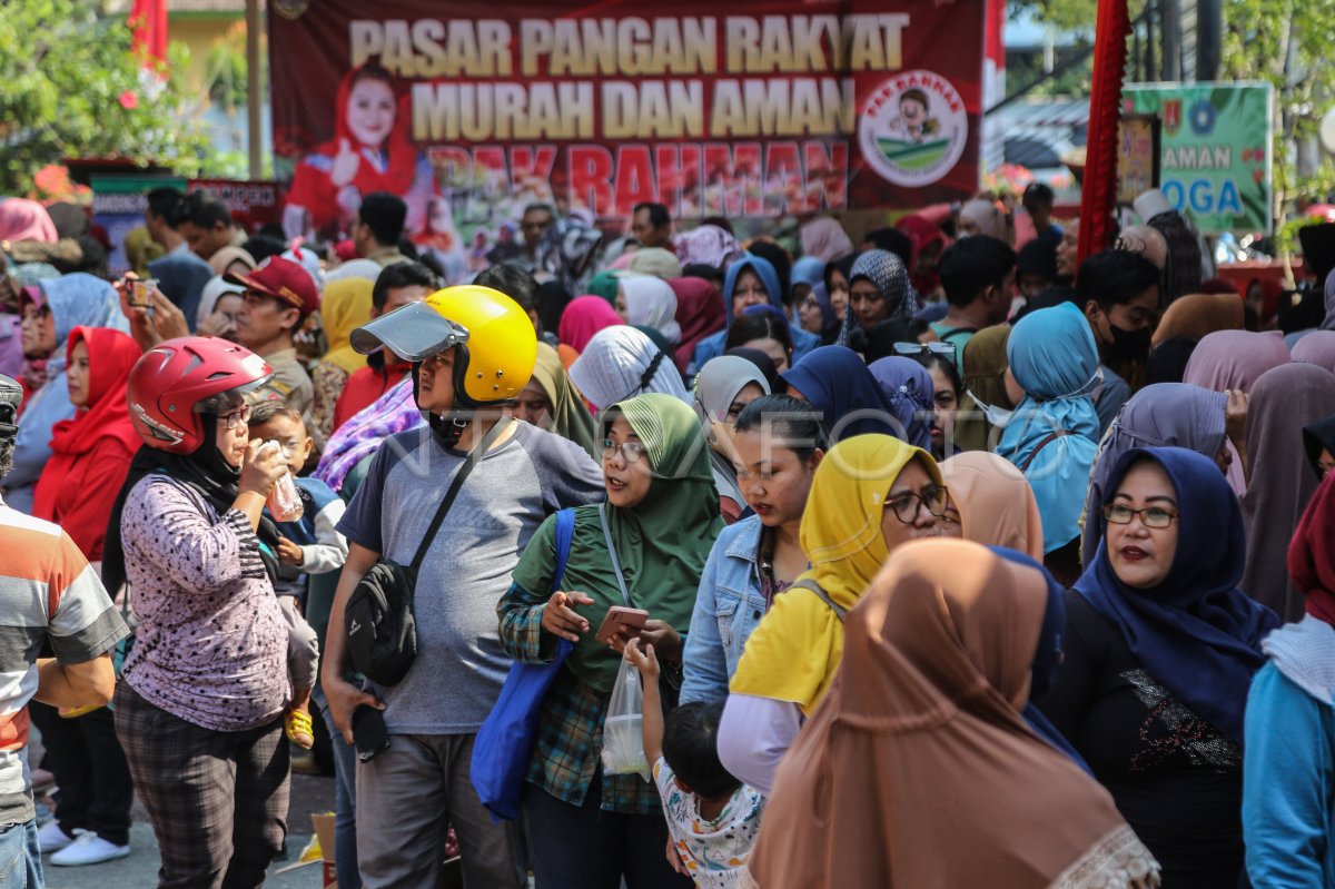 Program Gerakan Pangan Murah Serentak Nasional | ANTARA Foto