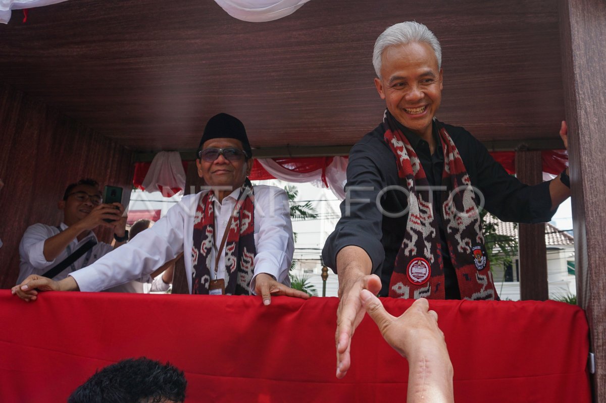 Ganjar-Mahfud Daftar Pilpres 2024 Di KPU | ANTARA Foto