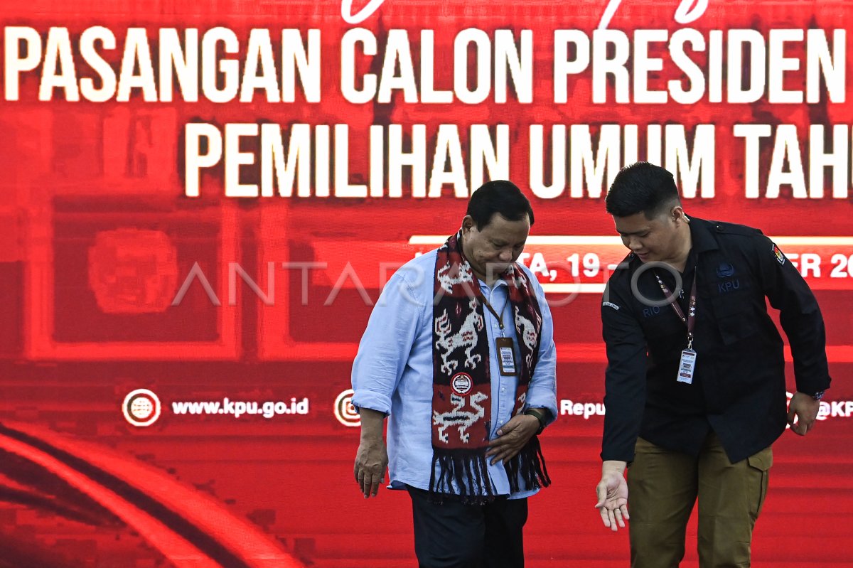 Prabowo Dan Gibran Mendaftar Ke Kpu Antara Foto