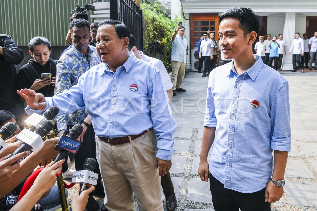 Prabowo-Gibran Jelang Pendaftaran Capres Dan Cawapres | ANTARA Foto