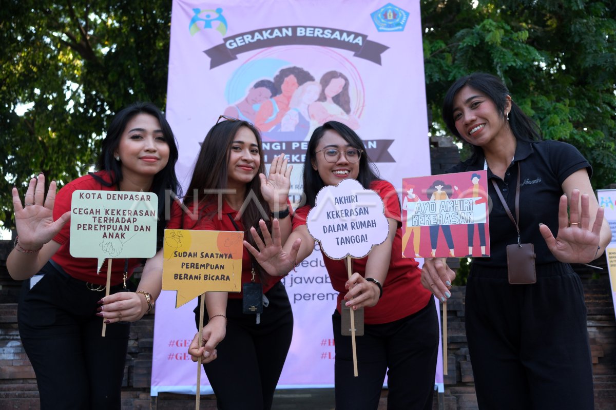 Kampanye 16 Hari Anti Kekerasan Terhadap Perempuan | ANTARA Foto