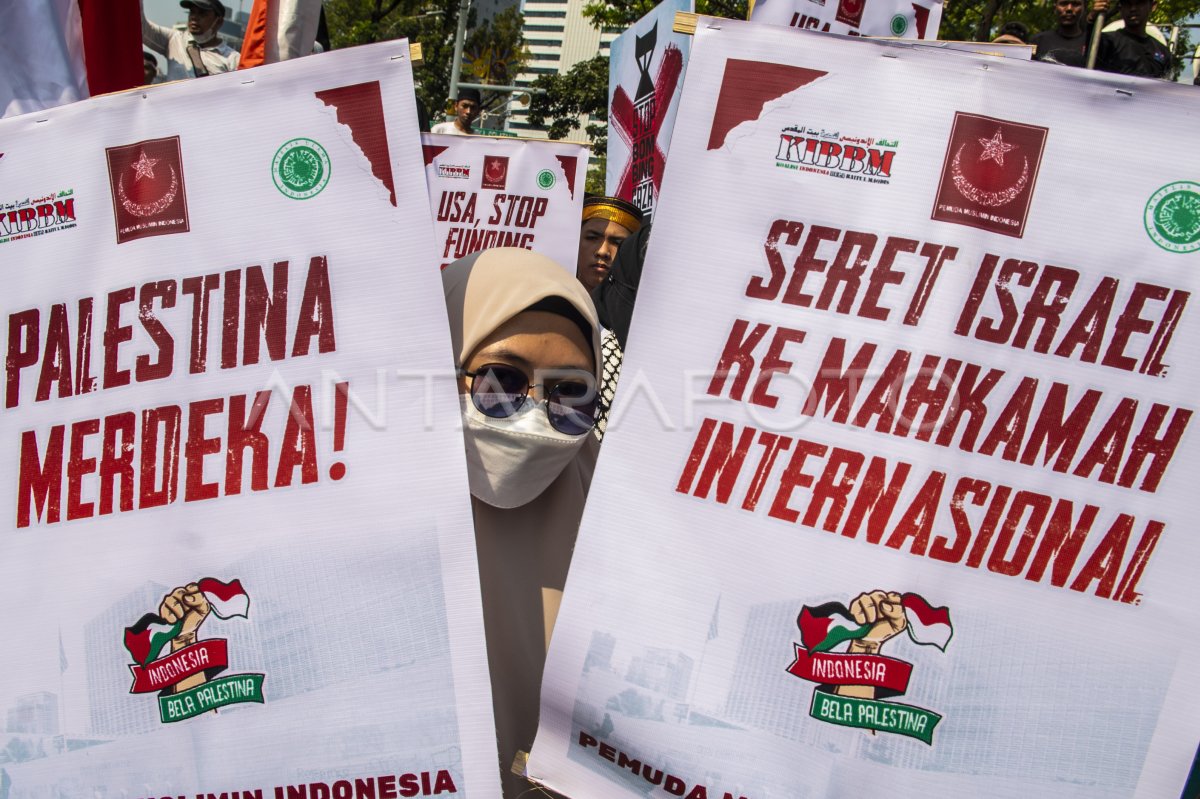 Dukungan Bagi Rakyat Palestina | ANTARA Foto