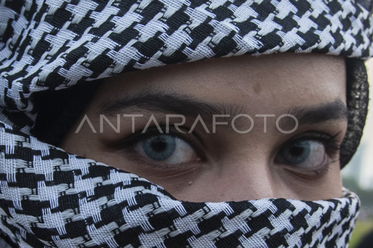 Aksi Aliansi Rakyat Indonesia Bela Palestina | ANTARA Foto