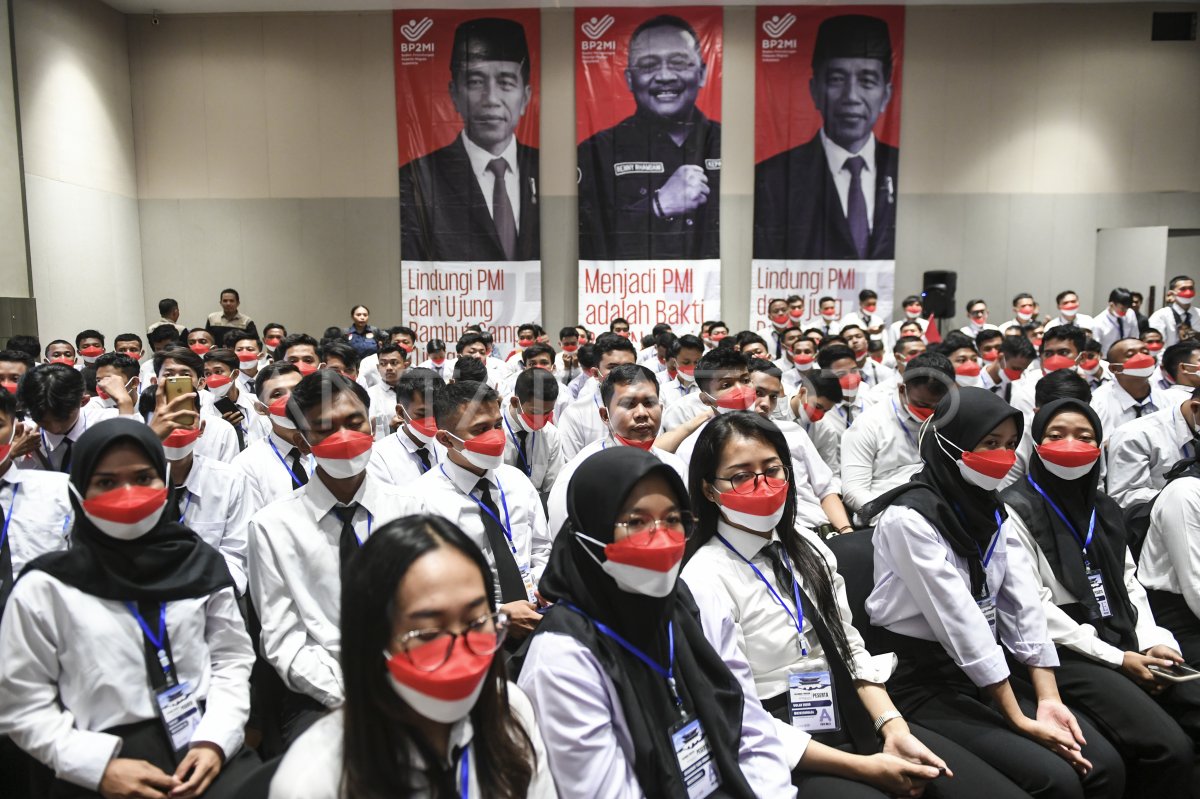 Pembekalan Calon Pekerja Migran Indonesia | ANTARA Foto