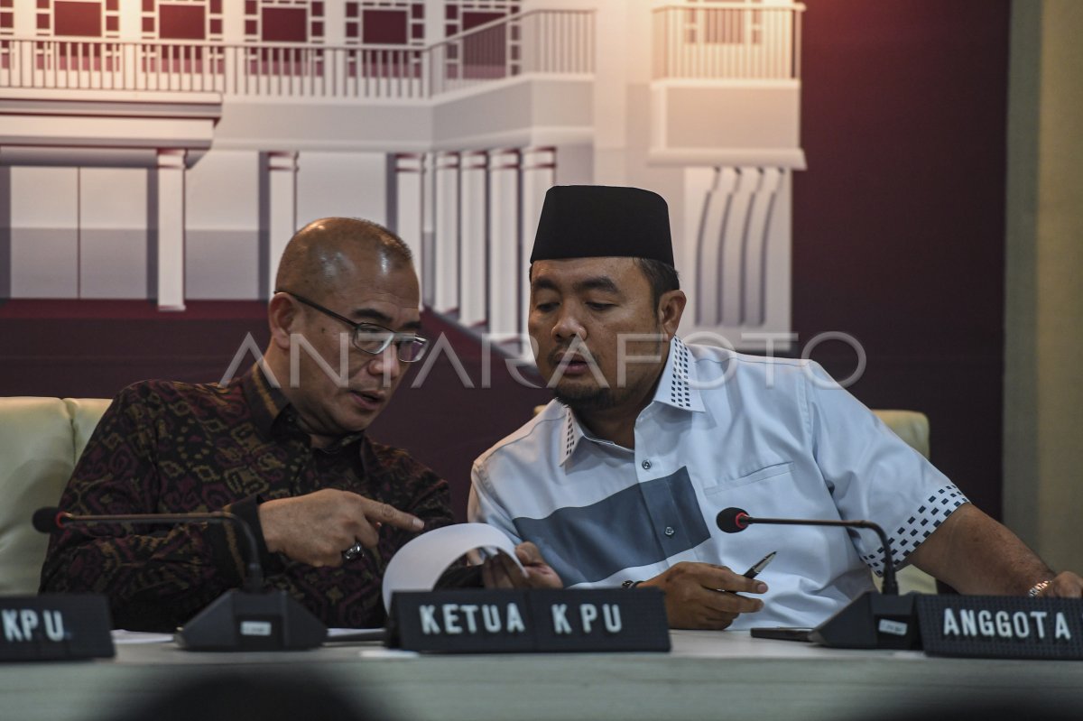 Jelang Pengundian Nomor Urut Capres-Cawapres Pilpres 2024 | ANTARA Foto