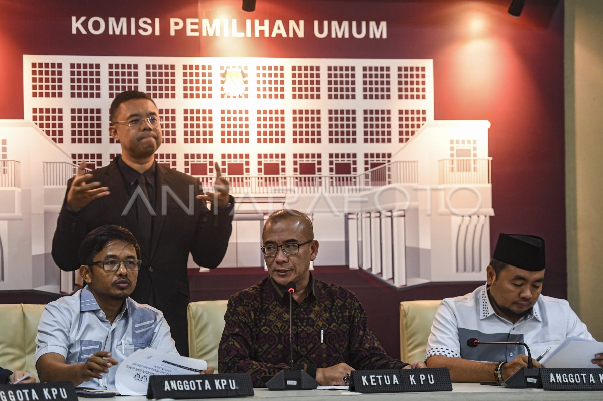 Jelang Pengundian Nomor Urut Capres-Cawapres Pilpres 2024 | ANTARA Foto