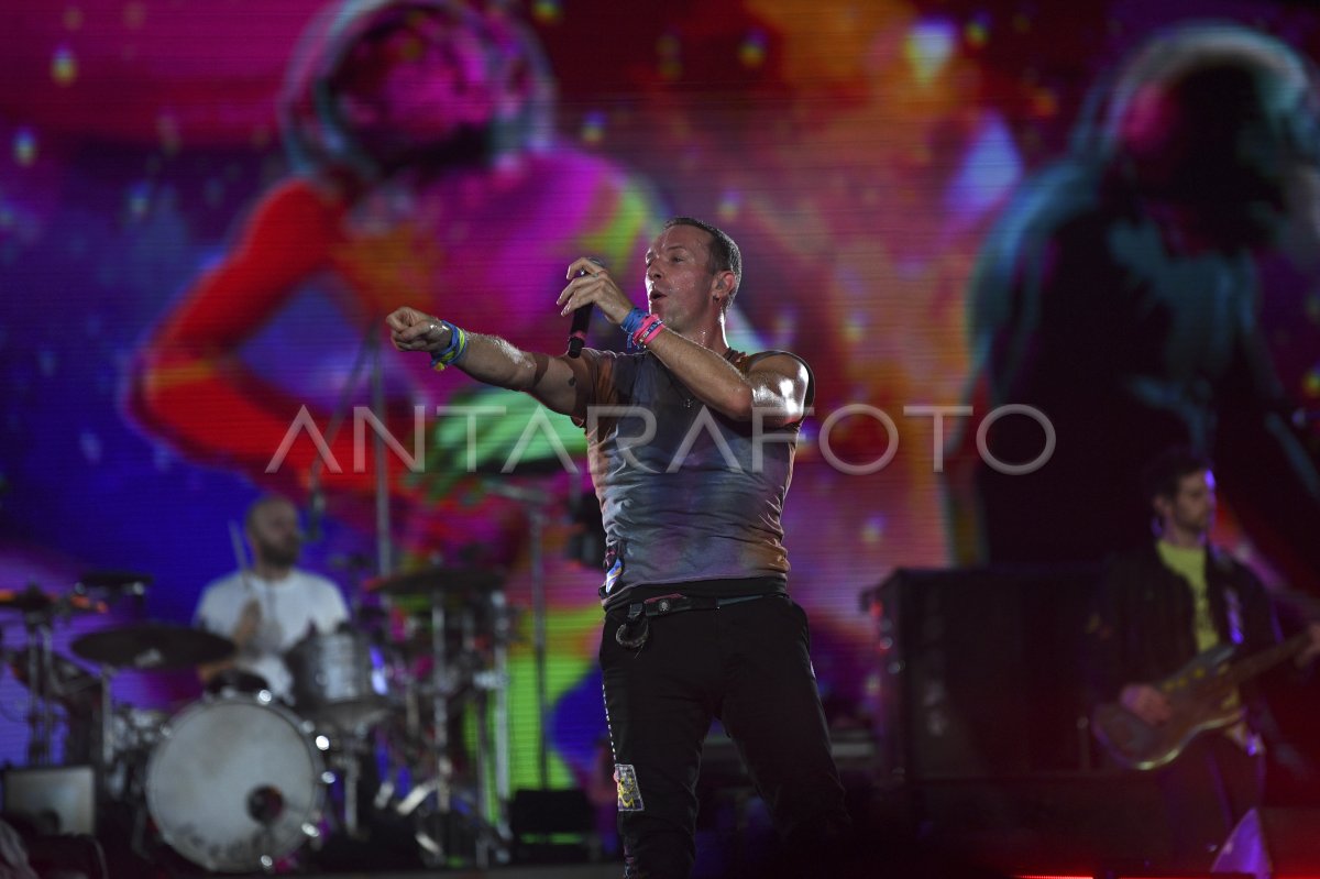 Konser Coldplay Di Jakarta | ANTARA Foto