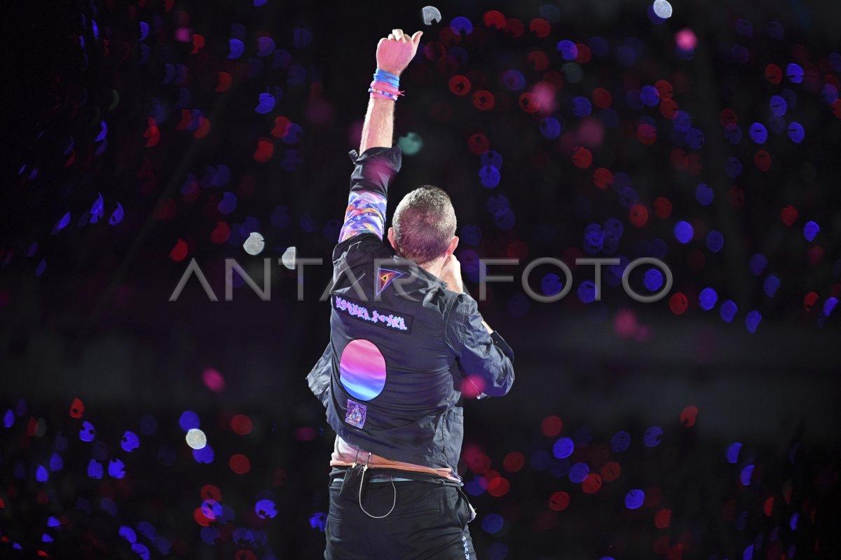 Konser Coldplay Di Jakarta | ANTARA Foto