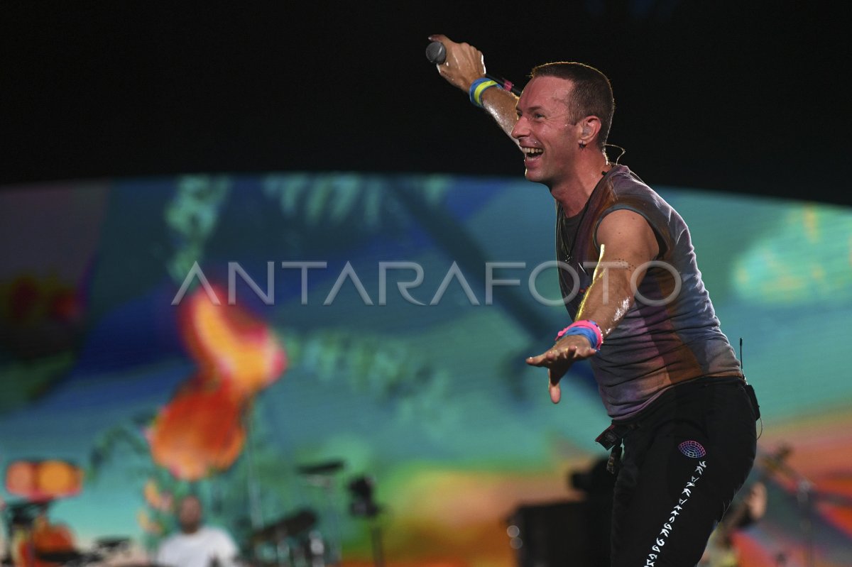 Konser Coldplay Di Jakarta | ANTARA Foto