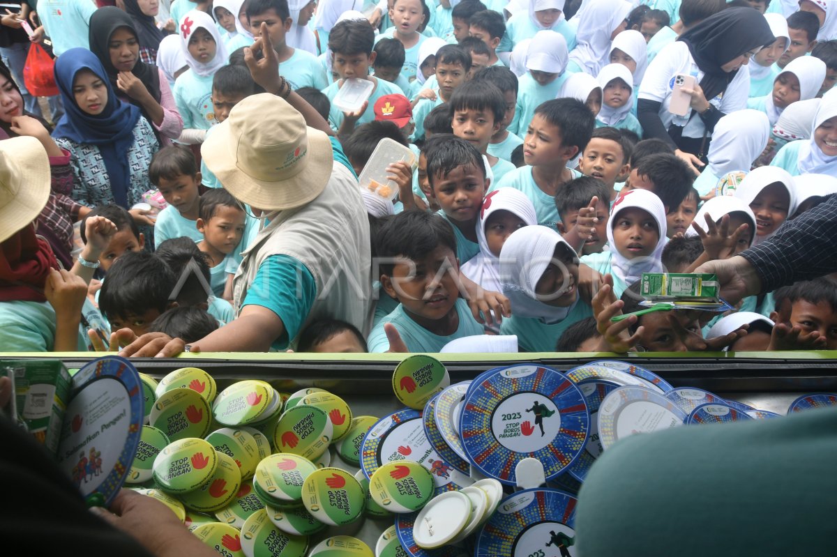 Gerakan Edukasi Dan Pemberian Pangan Bergizi Untuk Siswa Antara Foto