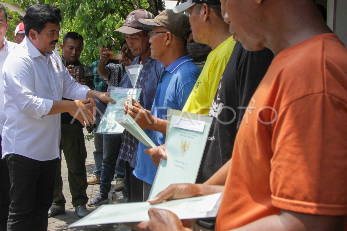 Menteri Atr Bpn Serahkan Sertifikat Tanah Korban Lumpur Lapindo