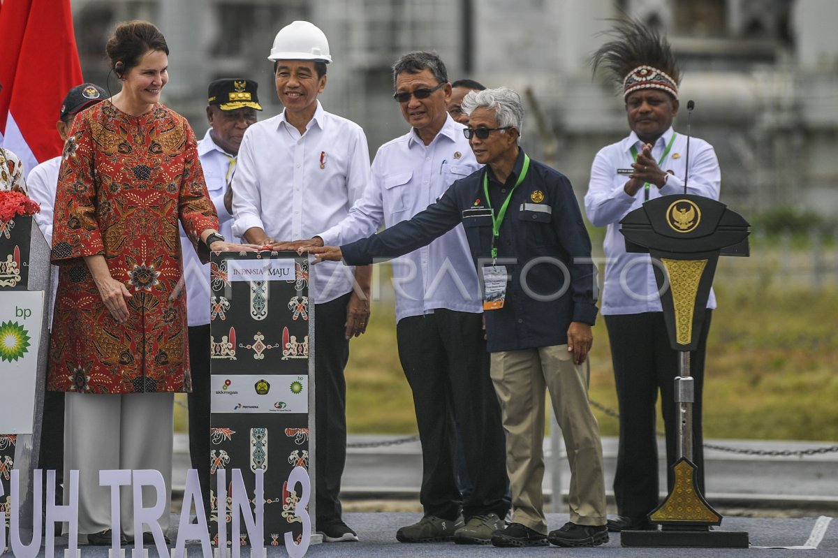 Presiden Joko Widodo Resmikan Kilang Tangguh Train 3 | ANTARA Foto