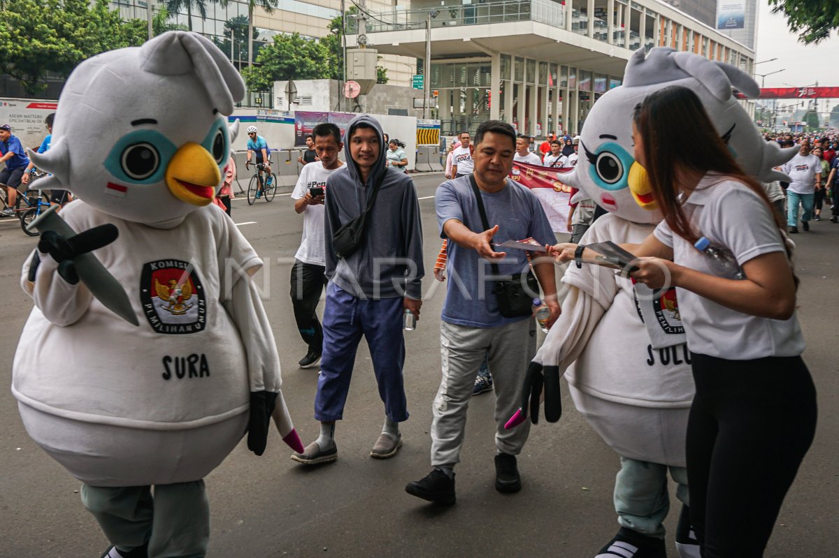 Sosialisasi Pemilu 2024 di HBKB Jakarta | ANTARA Foto