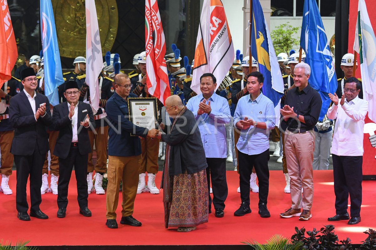 Deklarasi Kampanye Pemilu Damai 2024 | ANTARA Foto