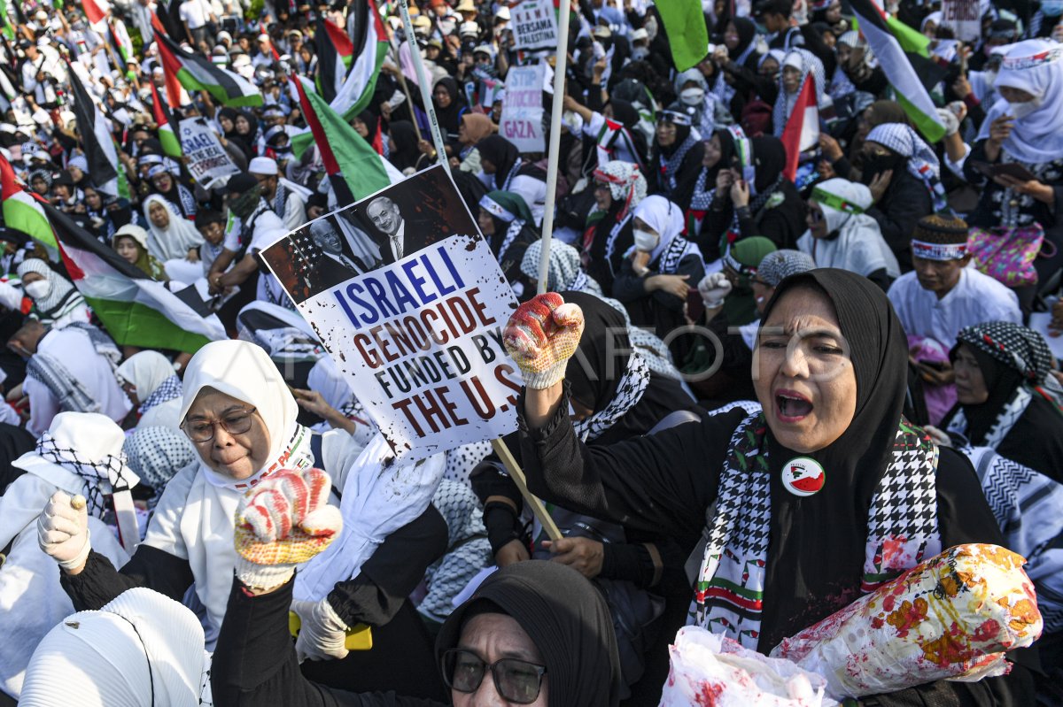 Aksi Solidaritas Untuk Palestina | ANTARA Foto