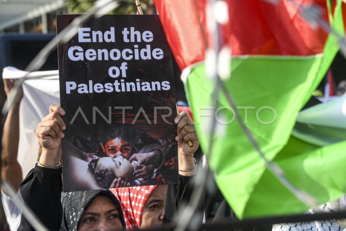 Aksi Solidaritas Untuk Palestina | ANTARA Foto