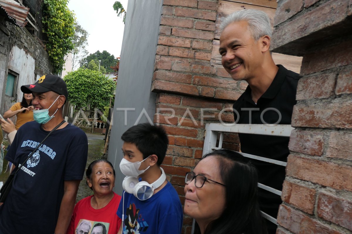 Ganjar Pranowo mengunjungi rumah masa kecilnya | ANTARA Foto