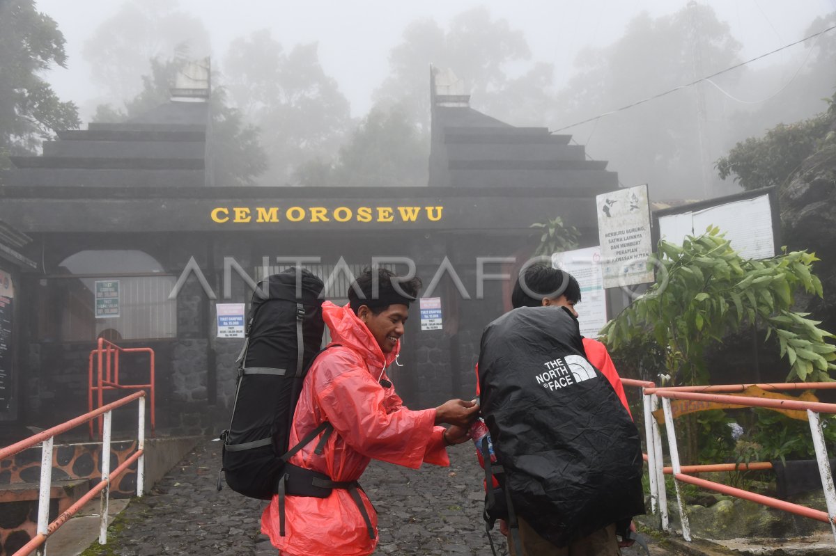 Penutupan Jalur Pendakian Lawu Di Magetan | ANTARA Foto