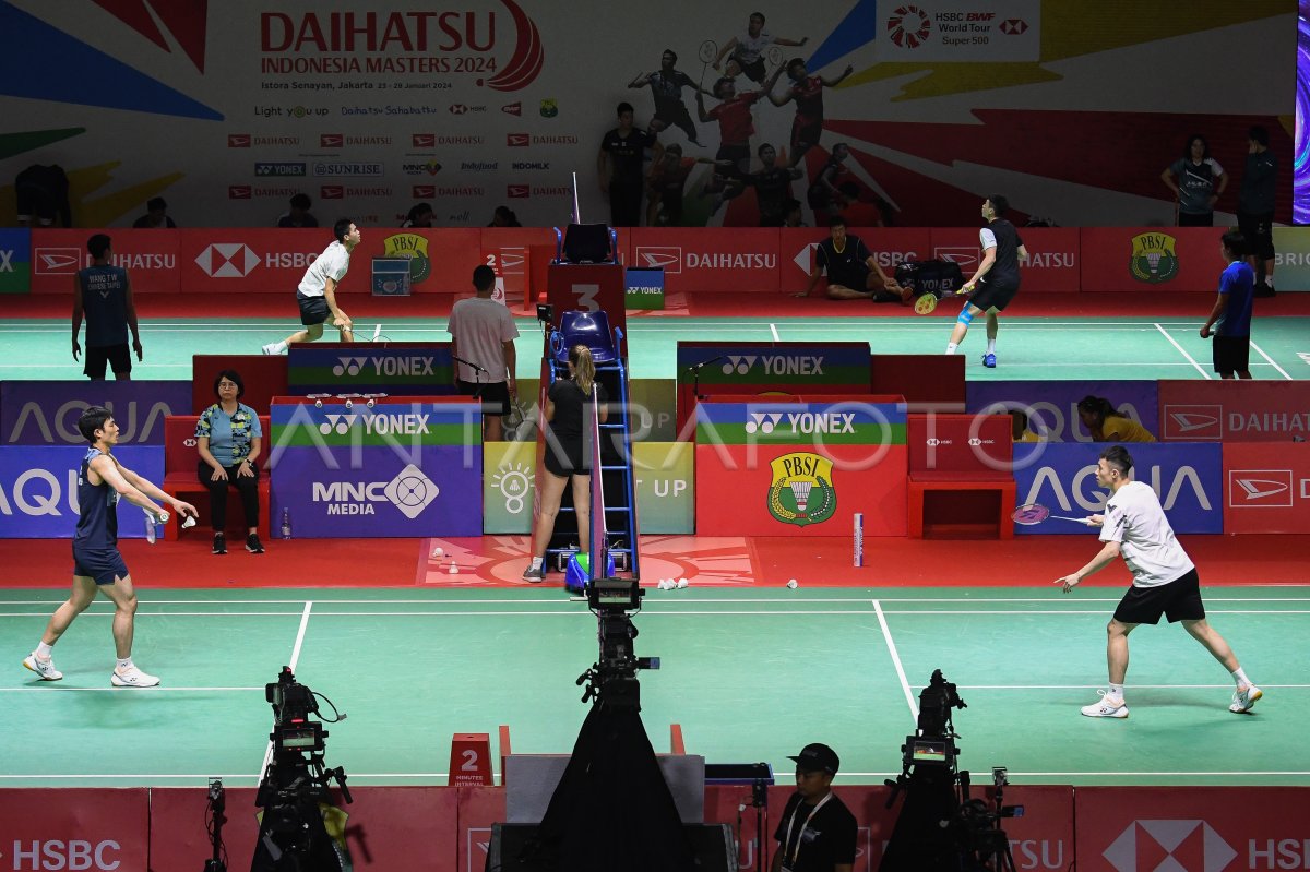 Jelang Daihatsu Indonesia Masters 2024 ANTARA Foto