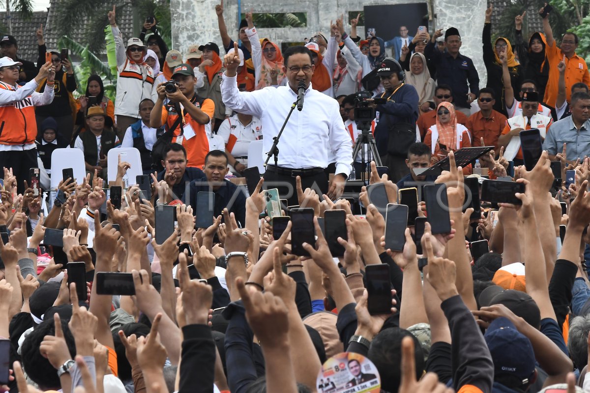 Kampanye Anies Baswedan Di Cikarang Antara Foto 0228