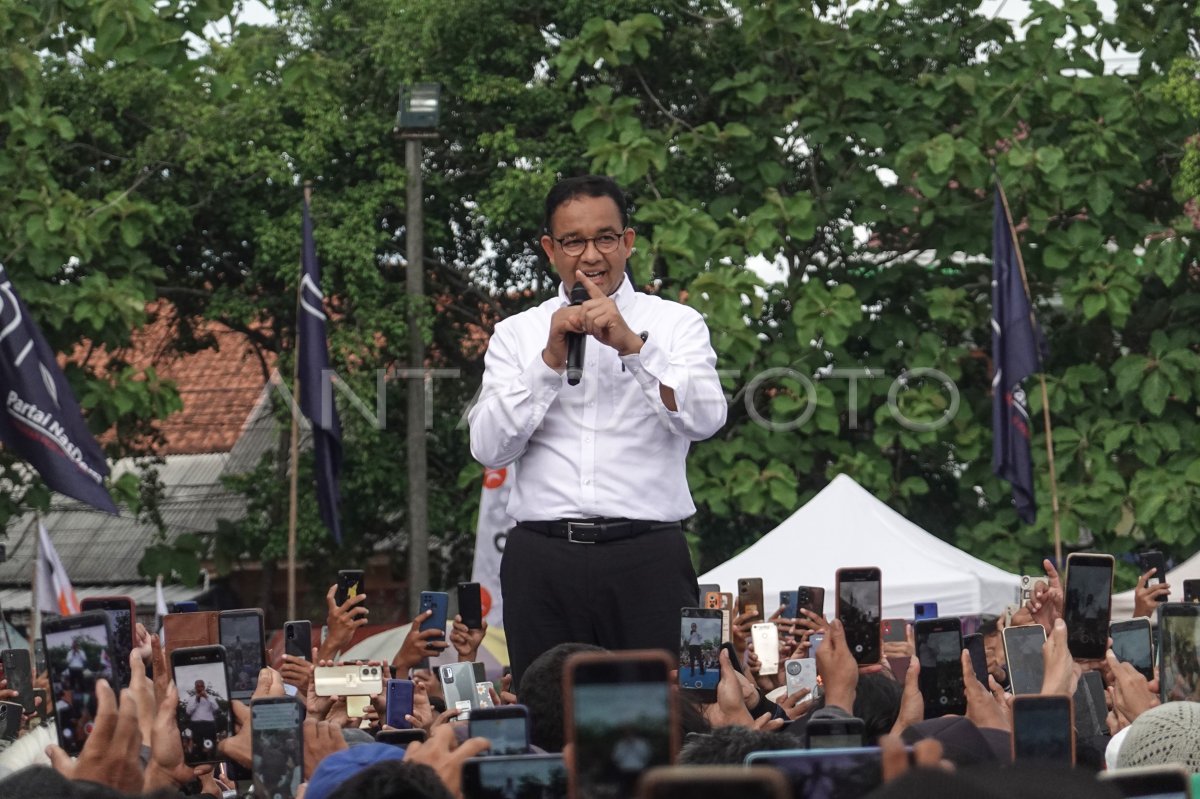 Kampanye Akbar Anies Baswedan Di Cilacap | ANTARA Foto