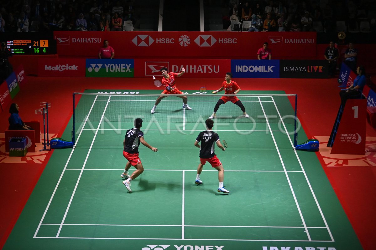 Leo/Daniel Melaju Perempat Final Daihatsu Indonesia Masters | ANTARA Foto