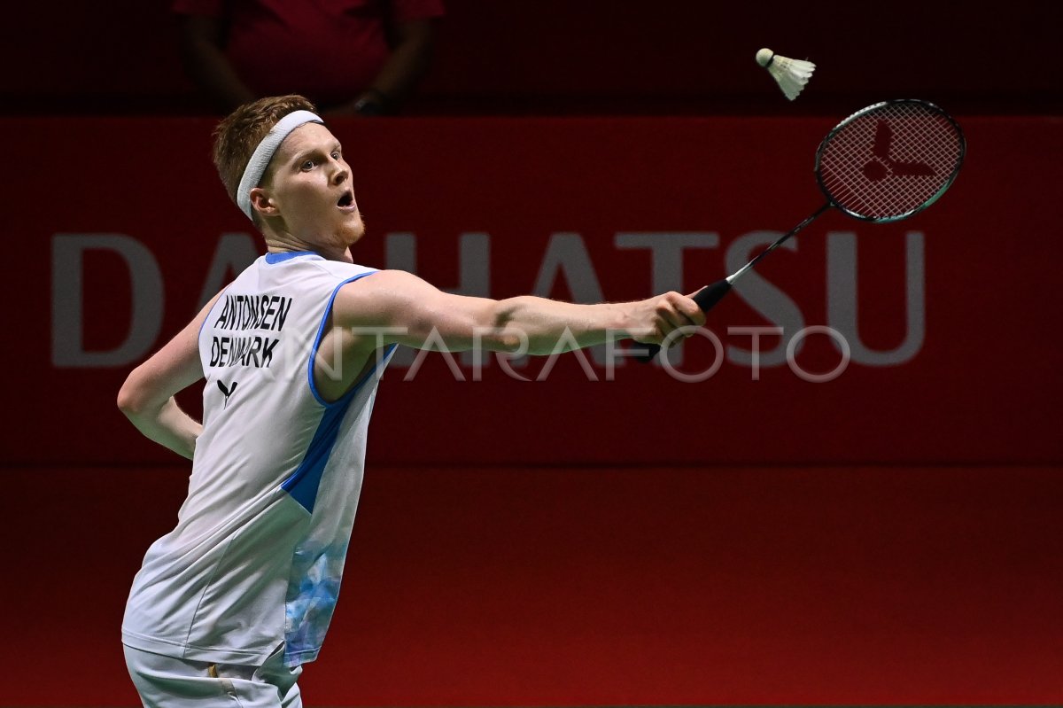 Anders Antonsen Juara Daihatsu Indonesia Masters 2024 | ANTARA Foto