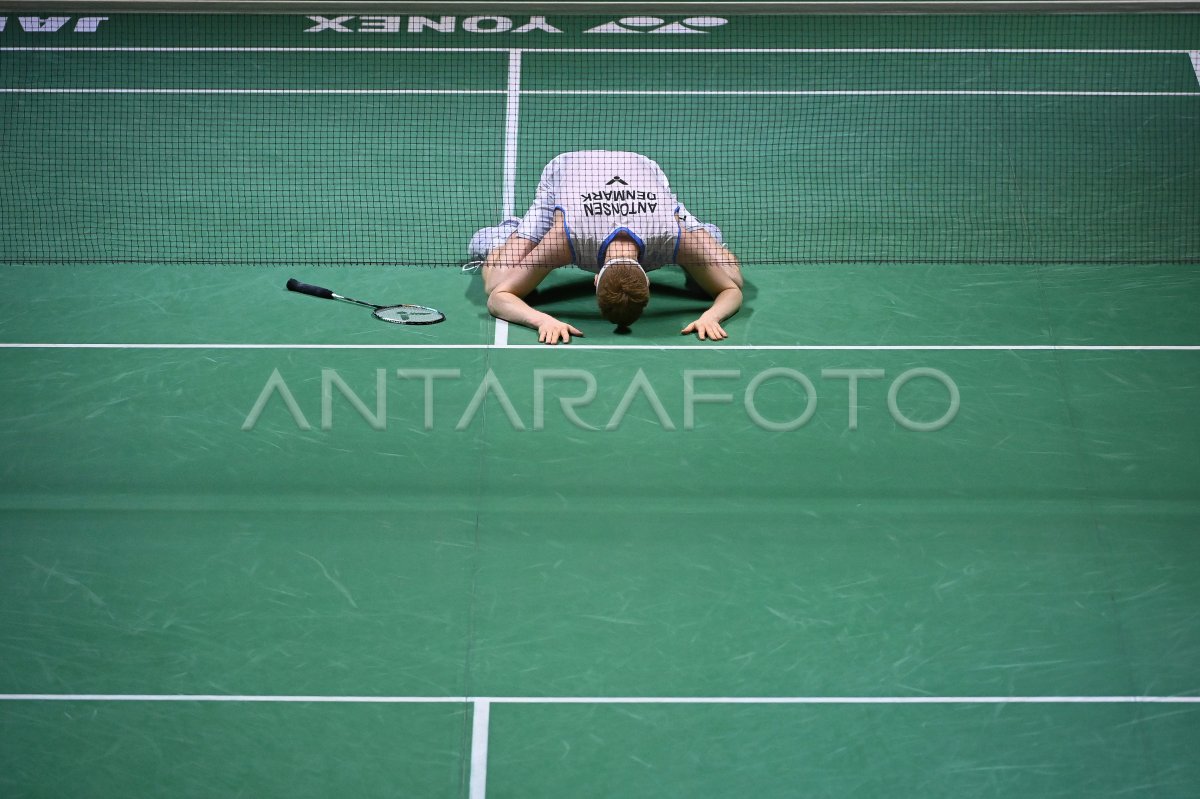 Anders Antonsen Juara Daihatsu Indonesia Masters 2024 | ANTARA Foto