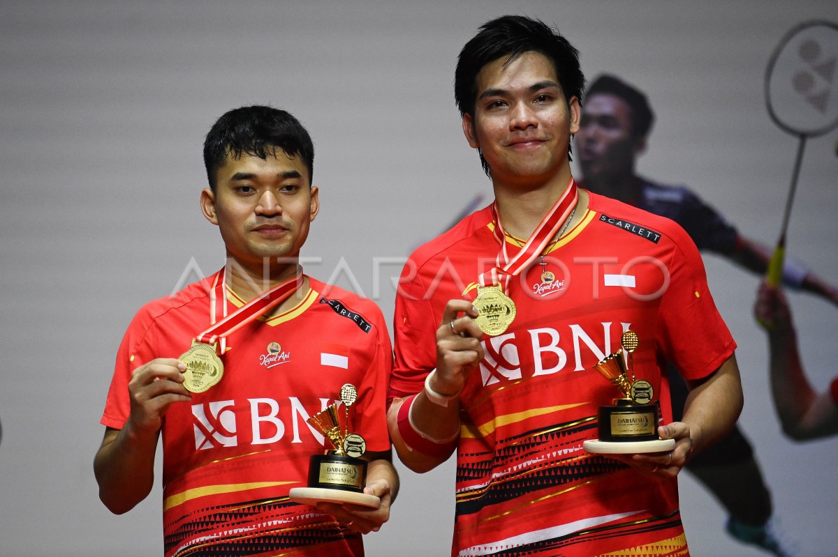 Leo/Daniel juara Daihatsu Indonesia Masters 2024 ANTARA Foto