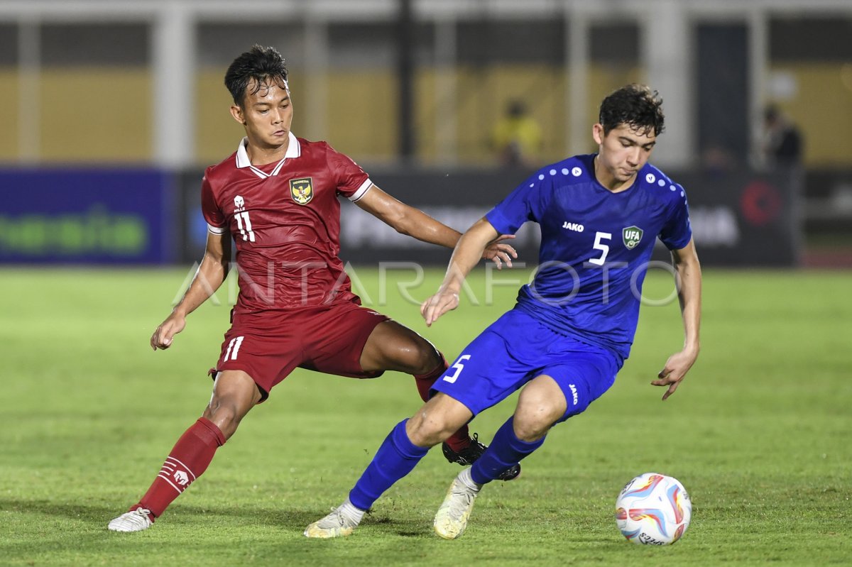 Timnas Indonesia U-20 Kalah Dari Uzbekistan | ANTARA Foto