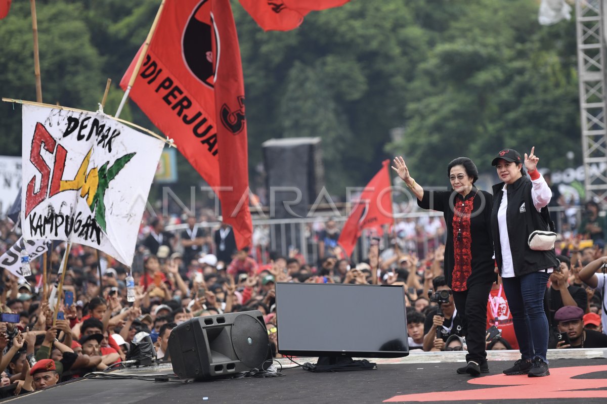 Kampanye Akbar Terakhir Ganjar Mahfud Di Semarang Antara Foto