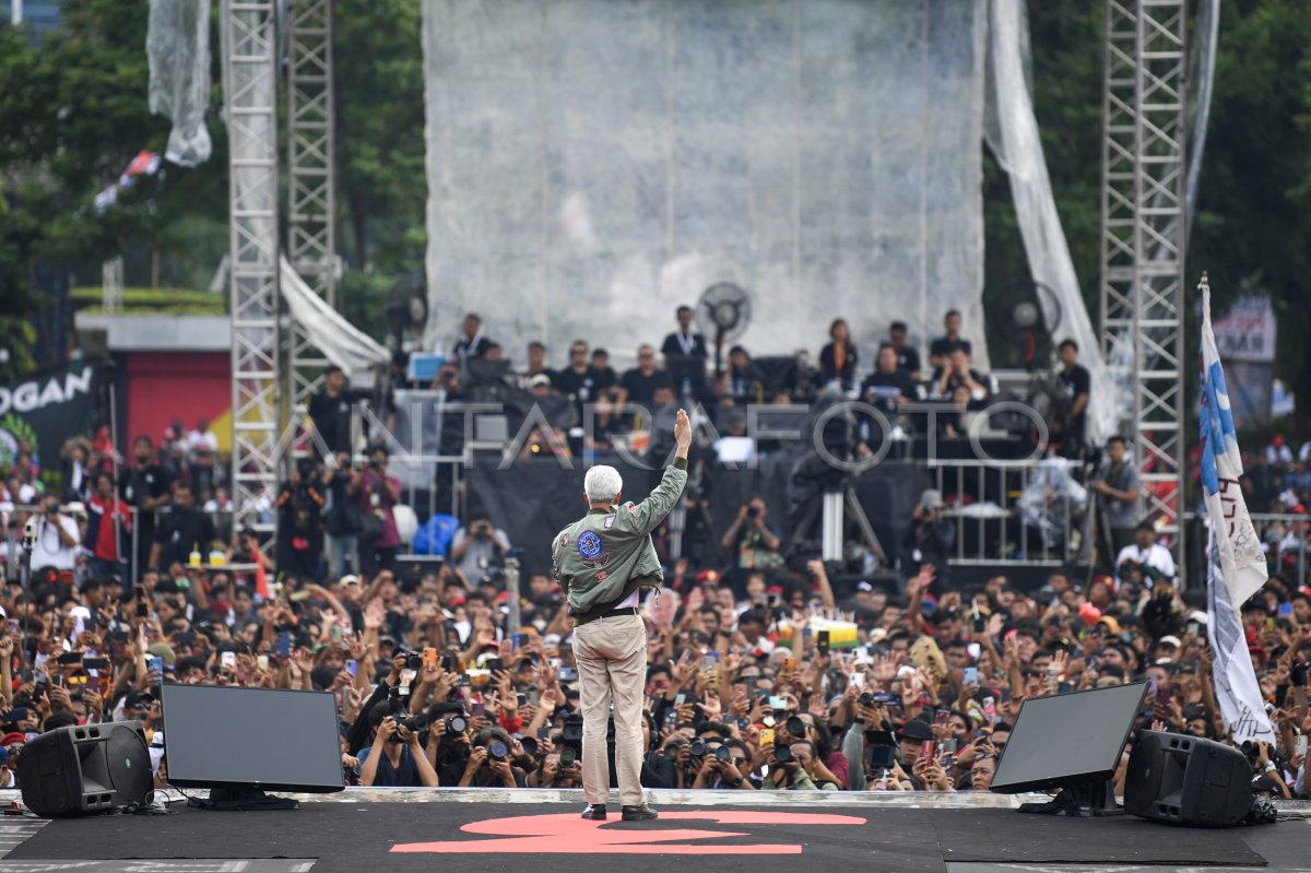 Kampanye Akbar Terakhir Ganjar Mahfud Di Semarang Antara Foto