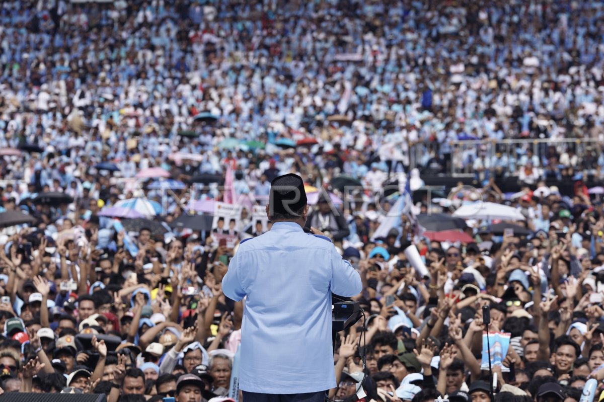 Kampanye Akbar Terakhir Prabowo-Gibran Di Jakarta | ANTARA Foto