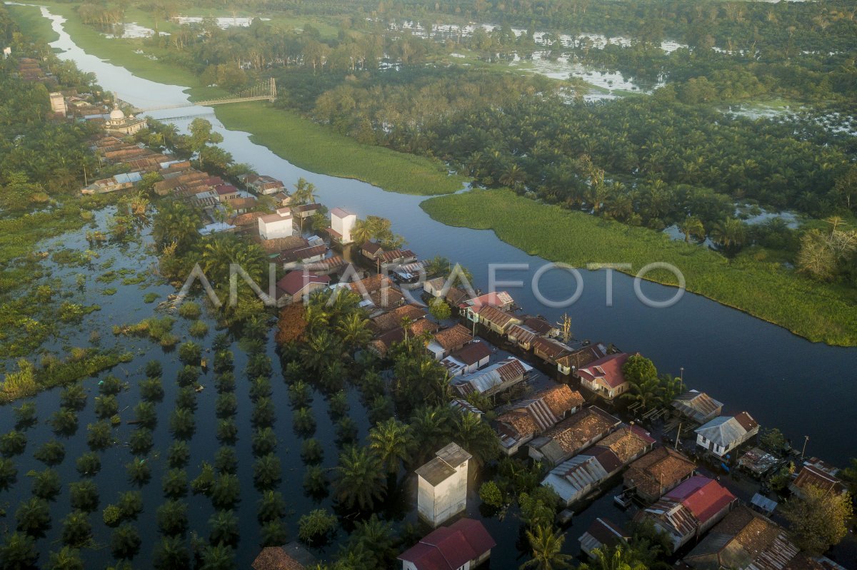 Banjir Luapan Sungai Batanghari Di Muaro Jambi Antara Foto