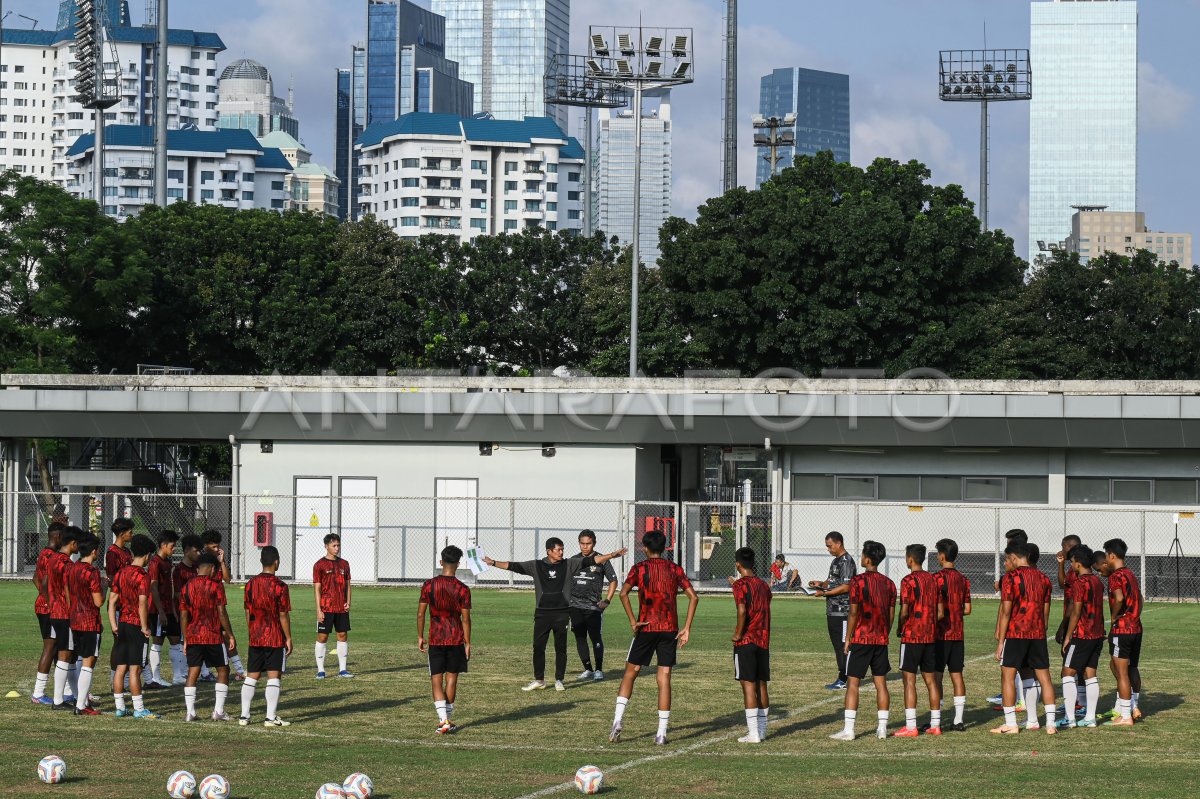 Latihan Timnas Indonesia U Jelang Lawan China Antara Foto