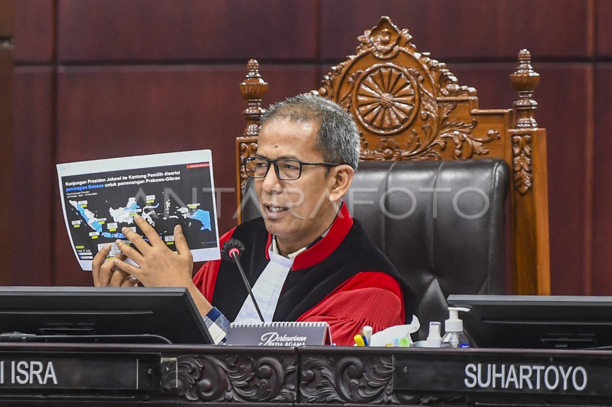 Sidang Lanjutan Sengketa Pilpres Mendengarkan Keterangan Menteri Antara Foto