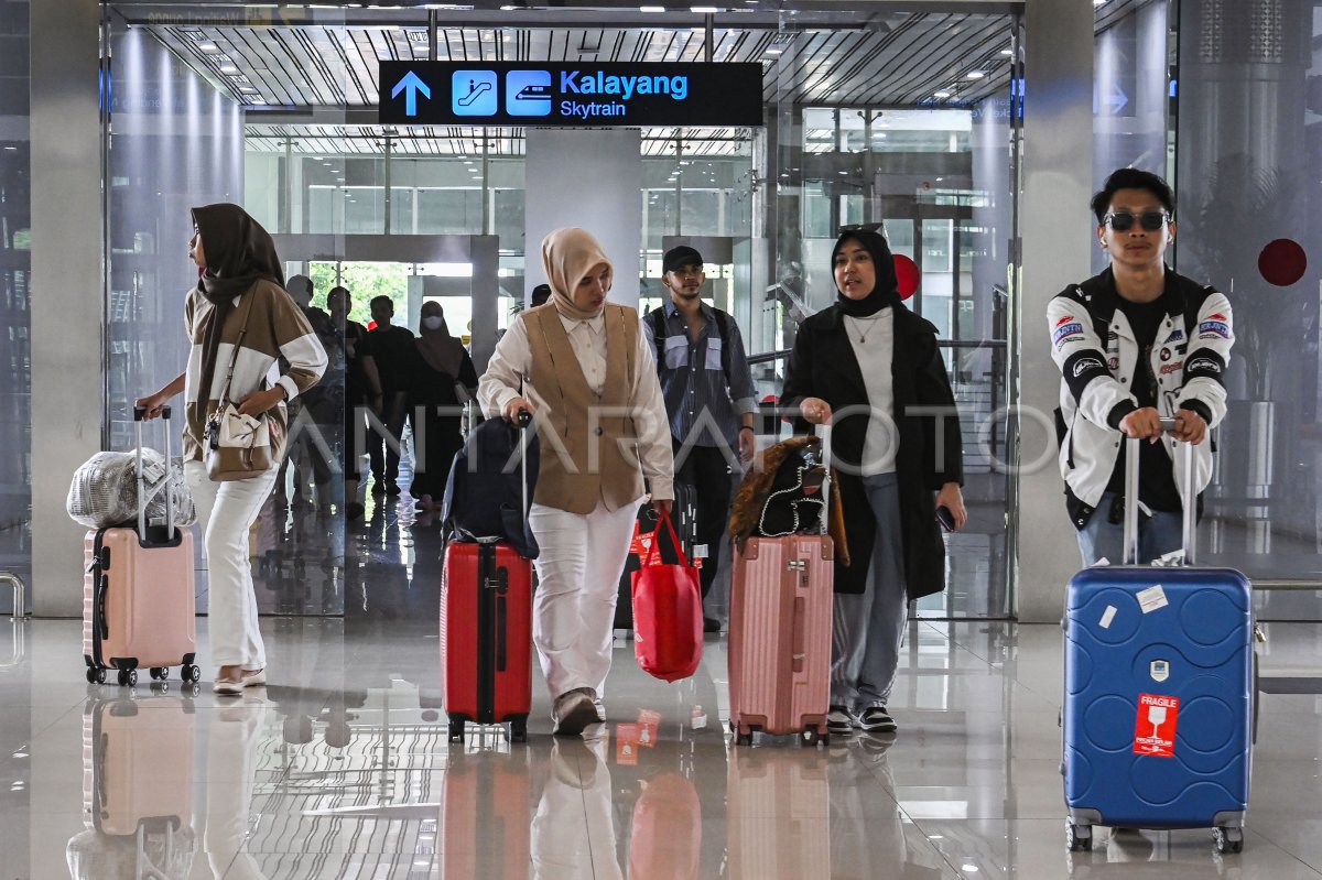 Arus balik di Bandara Soekarno Hatta | ANTARA Foto
