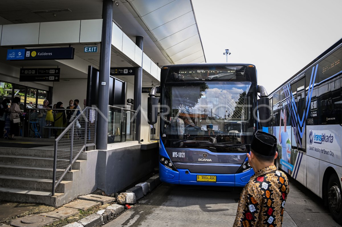 Penambahan Operasional Bus Transjakarta Di Terminal Kalideres | ANTARA Foto