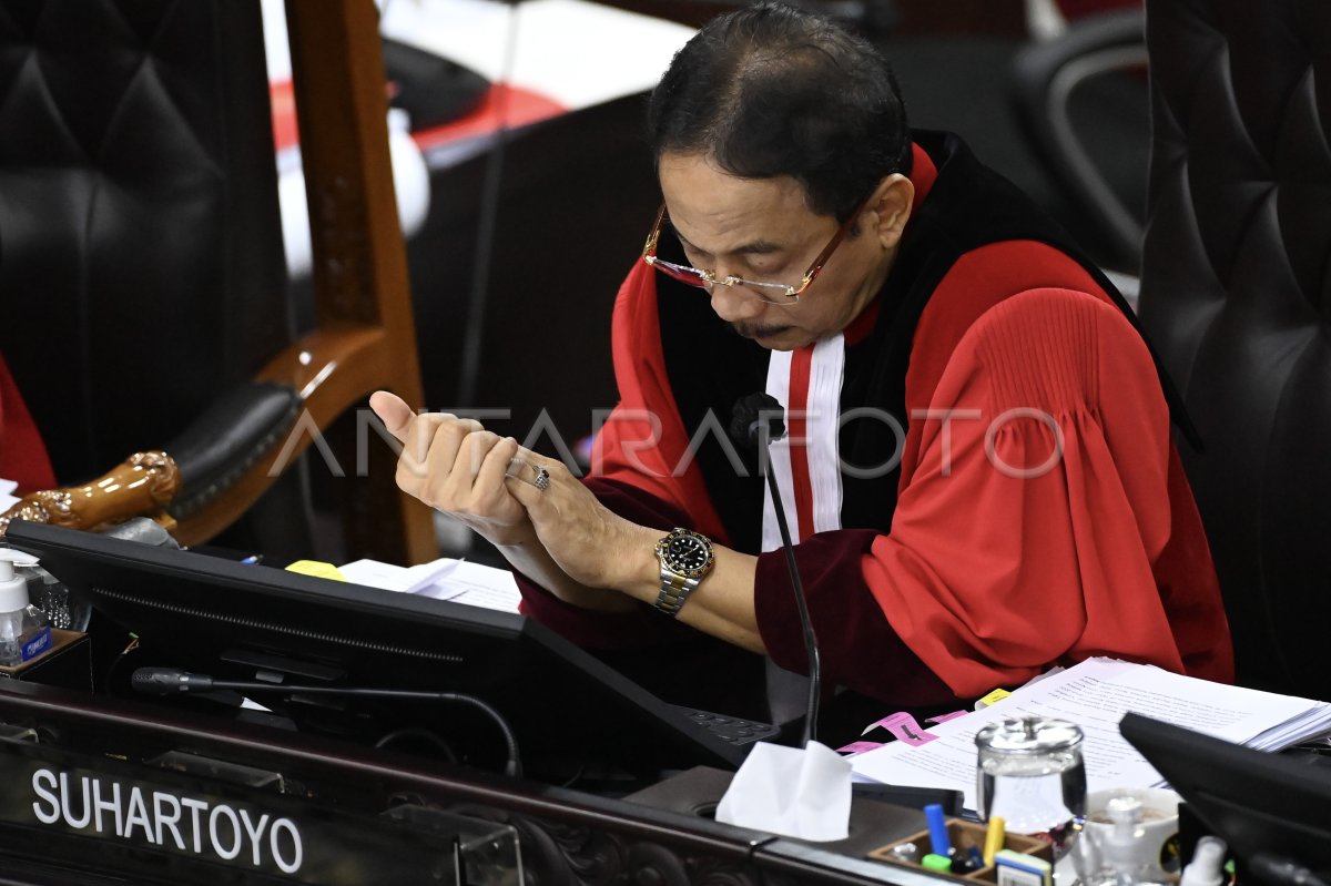 Sidang Putusan Sengketa Pilpres 2024 Antara Foto