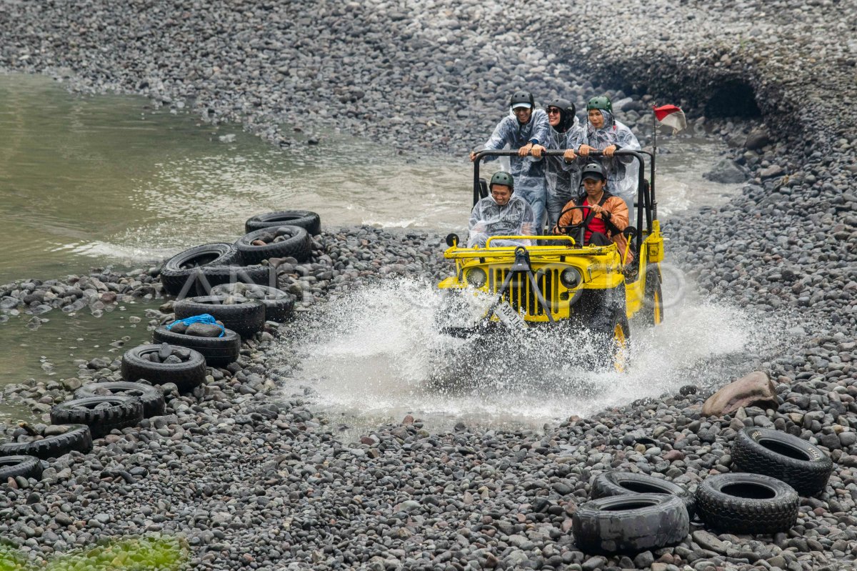 Rasakan Sensasi Serunya Manuver Air di Lava Tour Merapi