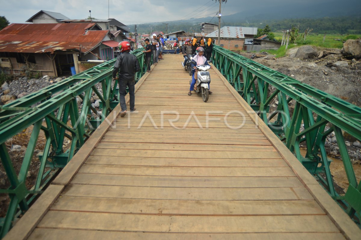 Jembatan Bailey Pascabanjir Bandang Di Agam Antara Foto