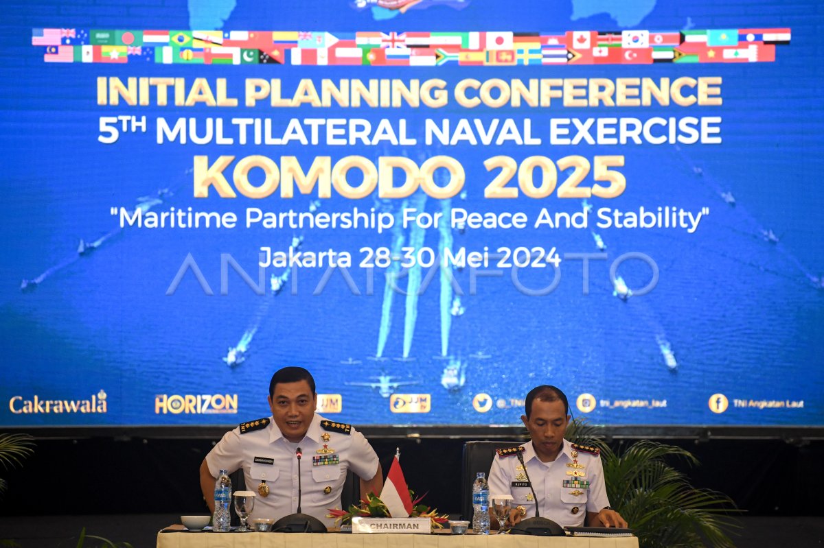 Perencanaan Multilateral Naval Exercise Komodo 2025 | ANTARA Foto