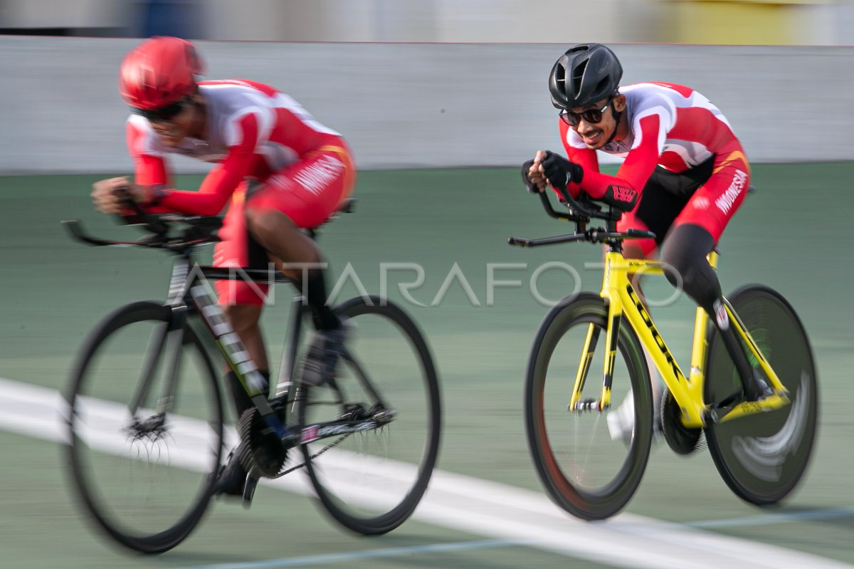 Latihan balap sepeda jelang Paralimpiade | ANTARA Foto