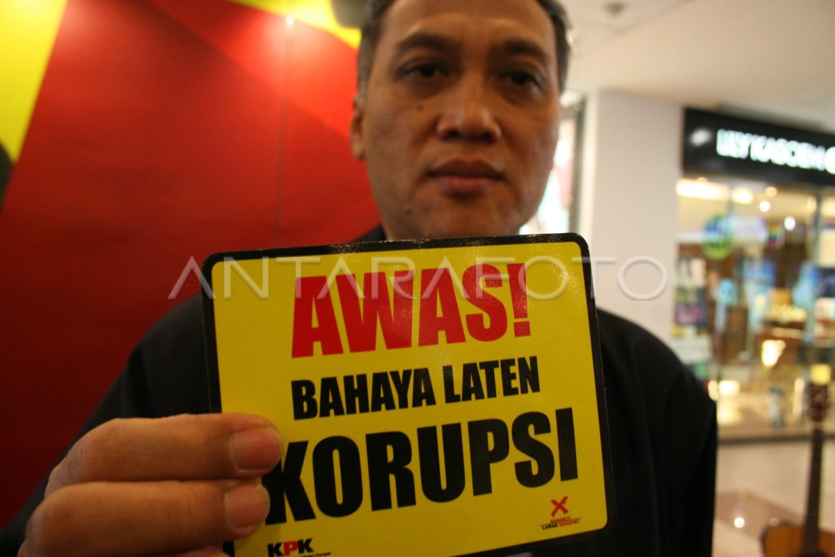 SOSIALISASI ANTI KORUPSI | ANTARA Foto