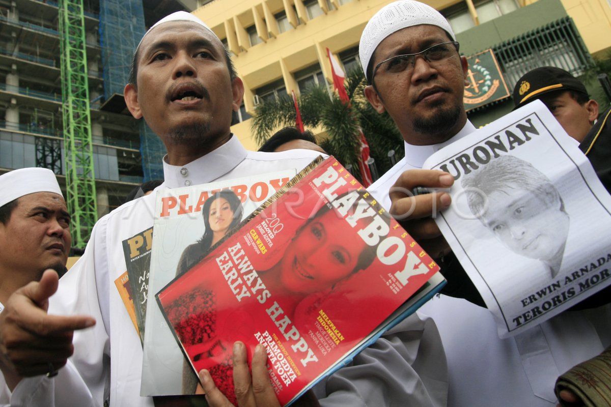 KASUS MAJALAH PLAYBOY | ANTARA Foto
