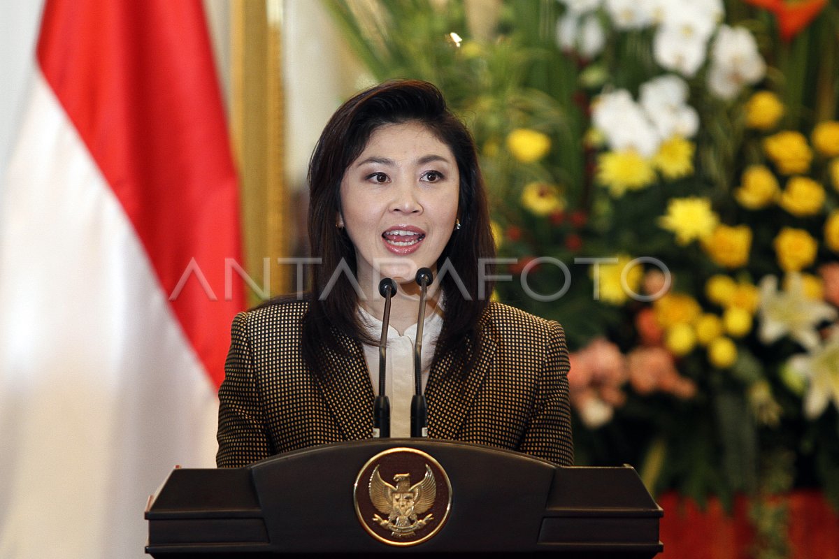 KUNJUNGAN YINGLUCK SHINAWATRA | ANTARA Foto