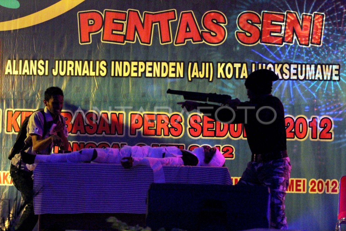 KEKERASAN PERS | ANTARA Foto